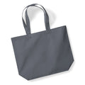 Graphite Grey - Front - Westford Mill Organic Premium Cotton Maxi Tote