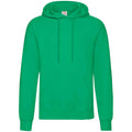 Kelly Green - Front - Fruit Of The Loom Unisex Adults Classic Hooded Sweatshirt