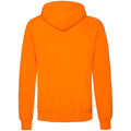 Orange - Back - Fruit Of The Loom Unisex Adults Classic Hooded Sweatshirt