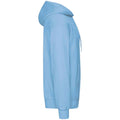 Sky Blue - Side - Fruit Of The Loom Unisex Adults Classic Hooded Sweatshirt