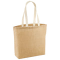 Natural - Front - Westford Mill Unlaminated Jute Shopper Bag