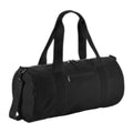 Black-Black - Front - Bagbase Original Barrel Bag