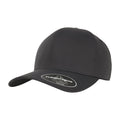 Black - Front - Flexfit By Yupoong Delta Adjustable Cap