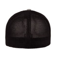 Heather-Black - Back - Flexfit By Yupoong Melange Mesh Trucker Cap