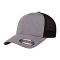 Heather-Black - Lifestyle - Flexfit By Yupoong Melange Mesh Trucker Cap