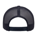 Navy - Back - Flexfit By Yupoong 5 Panel Retro Trucker Cap