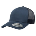 Navy - Pack Shot - Flexfit By Yupoong 5 Panel Retro Trucker Cap