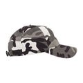 Silver Camo - Side - Flexfit By Yupoong Low Profile Camo Washed Dad Cap