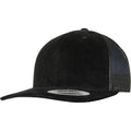 Black - Front - Flexfit By Yupoong Corduroy Retro Trucker Cap