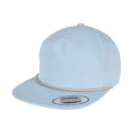 Light Blue - Front - Flexfit By Yupoong Colour Braid Jockey Cap