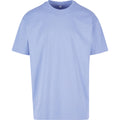 Viola Blue - Front - Build Your Brand Unisex Adults Heavy Oversized Tee