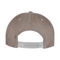 Pale Grey - Side - Flexfit by Yupoong Unisex Organic Cotton Snapback Cap