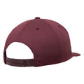 Maroon - Pack Shot - Yupoong Flexfit Unisex Unstructured 5 Panel Snapback Cap