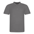 Charcoal - Front - AWDis Just Polos Mens The 100 Polo Shirt