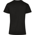 Black - Side - Build Your Brand Unisex Adults Premium Combed Jersey T-Shirt