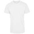 White - Front - Build Your Brand Unisex Adults Premium Combed Jersey T-Shirt