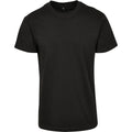 Black - Front - Build Your Brand Unisex Adults Premium Combed Jersey T-Shirt