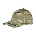 Khaki Green - Front - Flexfit by Yupoong Multi Camouflage Cap