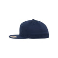 Navy - Side - Flexfit by Yupoong Unisex Adults Flat Visor Cap