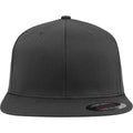 Dark Grey - Back - Flexfit by Yupoong Unisex Adults Flat Visor Cap