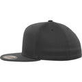 Dark Grey - Lifestyle - Flexfit by Yupoong Unisex Adults Flat Visor Cap