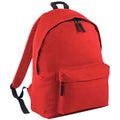 Bright Red - Front - Bagbase Original Plain Backpack