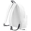 White-Graphite Grey - Back - Bagbase Original Plain Backpack