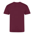 Burgundy - Back - Awdis Unisex Adult The 100 T-Shirt