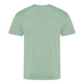 Dusty Green - Back - Awdis Unisex Adult The 100 T-Shirt