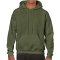 Military Green - Front - Gildan Mens Hoodie