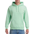 Mint Green - Front - Gildan Mens Hoodie