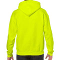 Safety Green - Back - Gildan Mens Hoodie