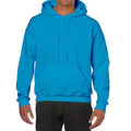 Sapphire Blue - Front - Gildan Mens Hoodie