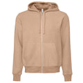 Oatmeal Grey Heather - Front - Bella + Canvas Unisex Adult Hoodie