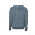 Slate Grey Heather - Back - Bella + Canvas Unisex Adult Hoodie