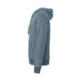 Slate Grey Heather - Side - Bella + Canvas Unisex Adult Hoodie