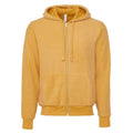 Mustard Yellow Heather - Front - Bella + Canvas Unisex Adult Hoodie