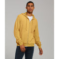 Mustard Yellow Heather - Back - Bella + Canvas Unisex Adult Hoodie