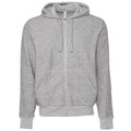 Athletic Heather Grey - Front - Bella + Canvas Unisex Adult Hoodie