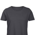 Dark Grey - Back - B&C Womens-Ladies Organic T-Shirt