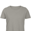 Light Grey - Back - B&C Womens-Ladies Organic T-Shirt