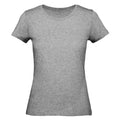 Sports Grey - Front - B&C Womens-Ladies Organic T-Shirt