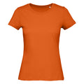 Urban Orange - Front - B&C Womens-Ladies Organic T-Shirt