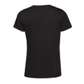 Black - Back - B&C Womens-Ladies Organic T-Shirt