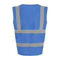 Royal Blue - Back - PRO RTX Unisex Adult Sleeveless Hi-Vis Vest