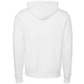 DTG White - Back - Bella + Canvas Unisex Adult Polycotton Pullover Hoodie