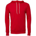 Red - Front - Bella + Canvas Unisex Adult Polycotton Pullover Hoodie