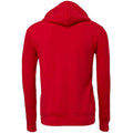 Red - Back - Bella + Canvas Unisex Adult Polycotton Pullover Hoodie