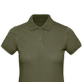 Urban Khaki - Back - B&C Womens-Ladies Inspire Polo Shirt