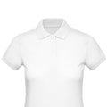 White - Back - B&C Womens-Ladies Inspire Polo Shirt